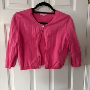 Lilly Pulitzer Vibrant Pink Cardigan